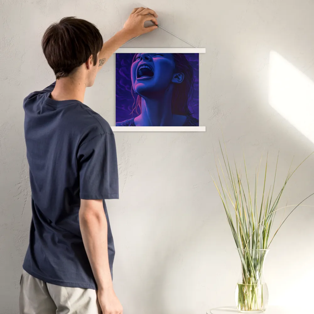 Echoes of Anguish | Poster With White Wood Hanger | 14″×14″