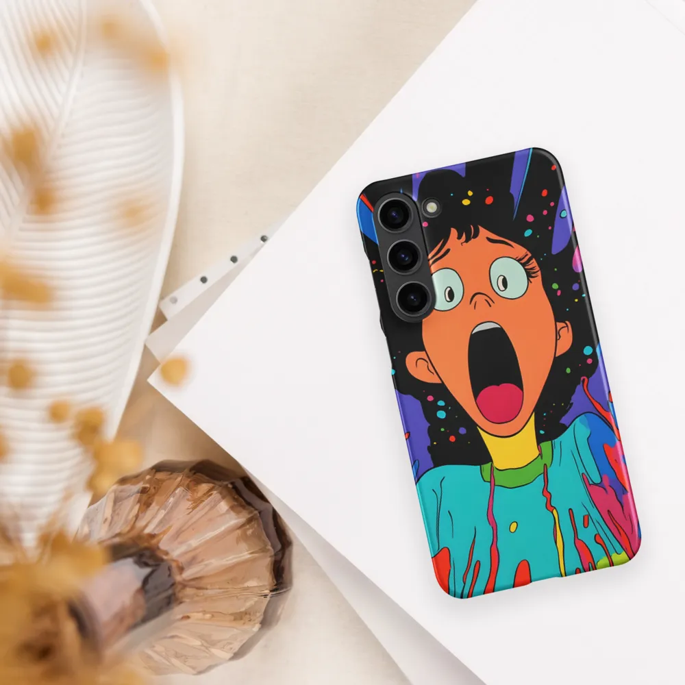 Eruption of Emotion | Phone Case |  S23 Plus | Snap Case | Matte