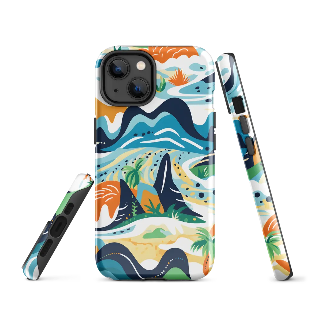 Abstract Tropical Landscape