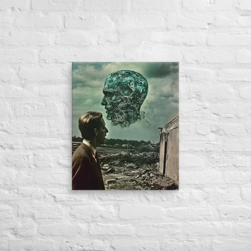 Ethereal Reflections: Identity in a Fragmented World | Canvas | 20″×24″