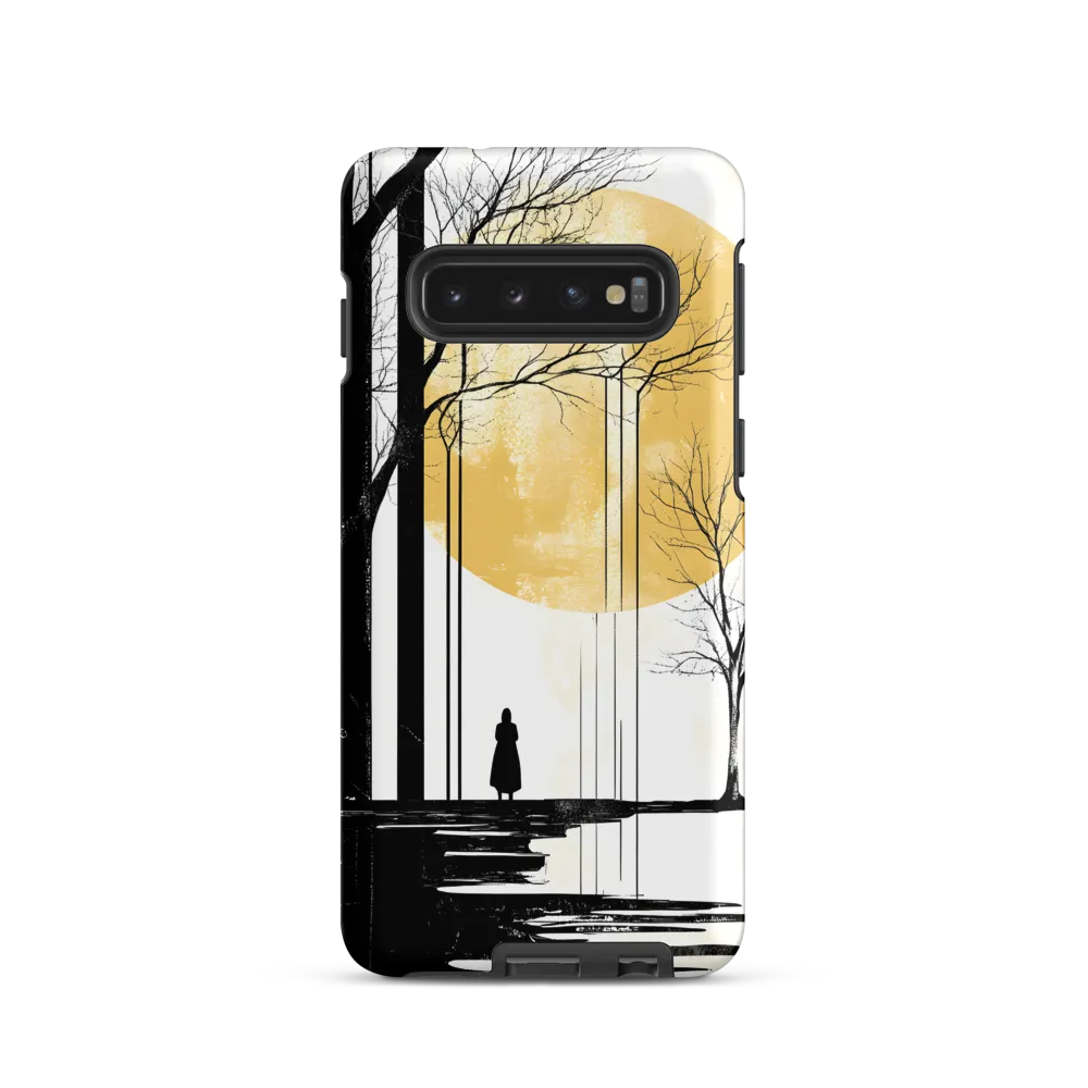 Solitude Under the Yellow Sun | Phone Case |  S10 | Tough Case | Matte
