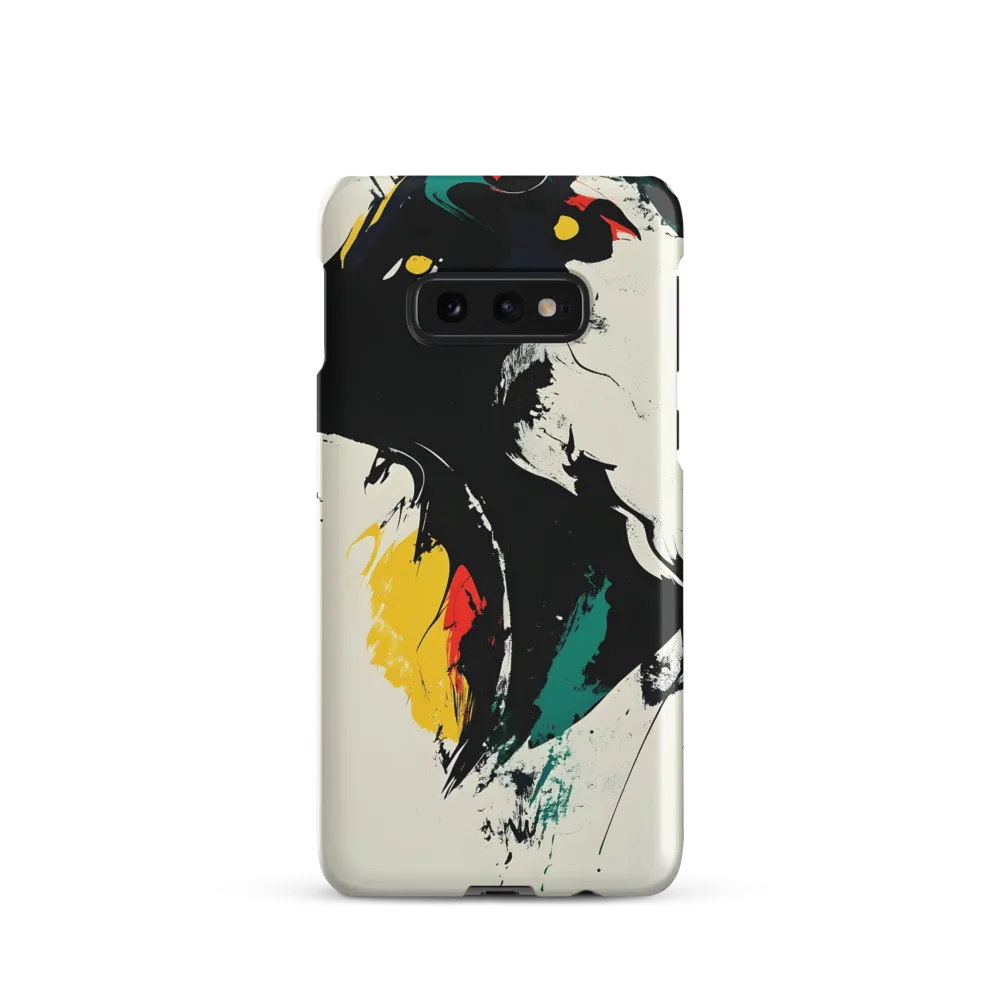 Mythical Abstraction: The Unicorn's Essence | Phone Case |  S10e | Snap Case | Matte