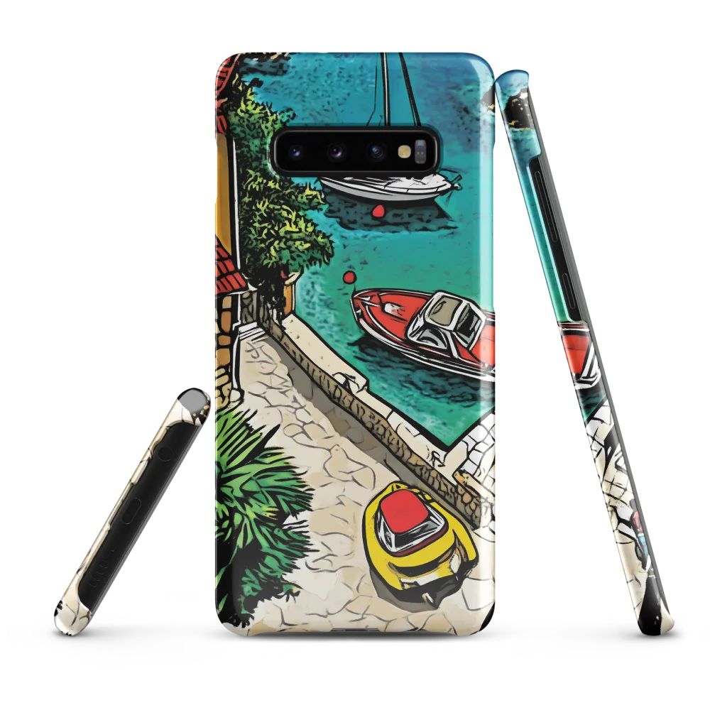 Cheerful Harbor Escape | Phone Case |  S10 Plus | Snap Case | Glossy