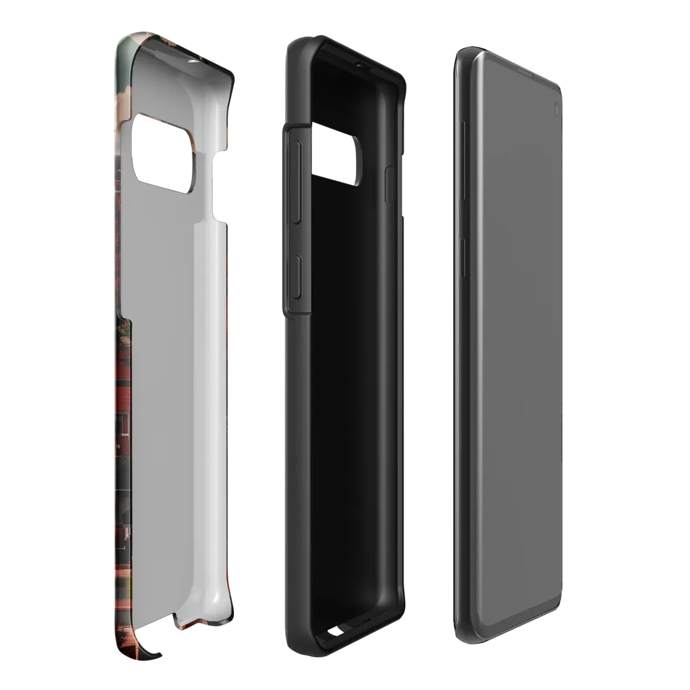 Urban Serenade: A Dusk Reflection | Phone Case |  S10 Plus | Tough Case | Glossy