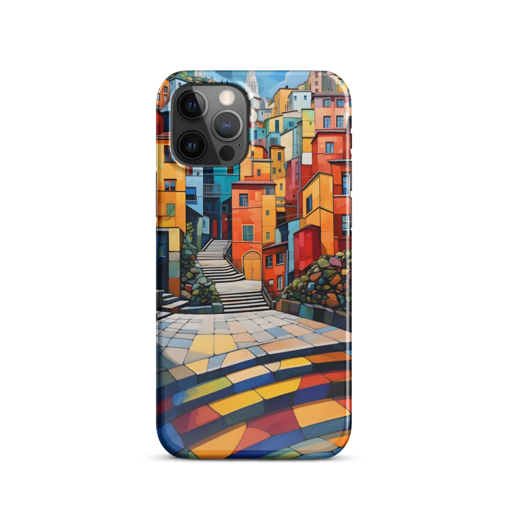 Vibrant Village: A Cubist Journey