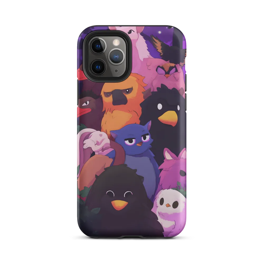 Whimsical Avian Gathering