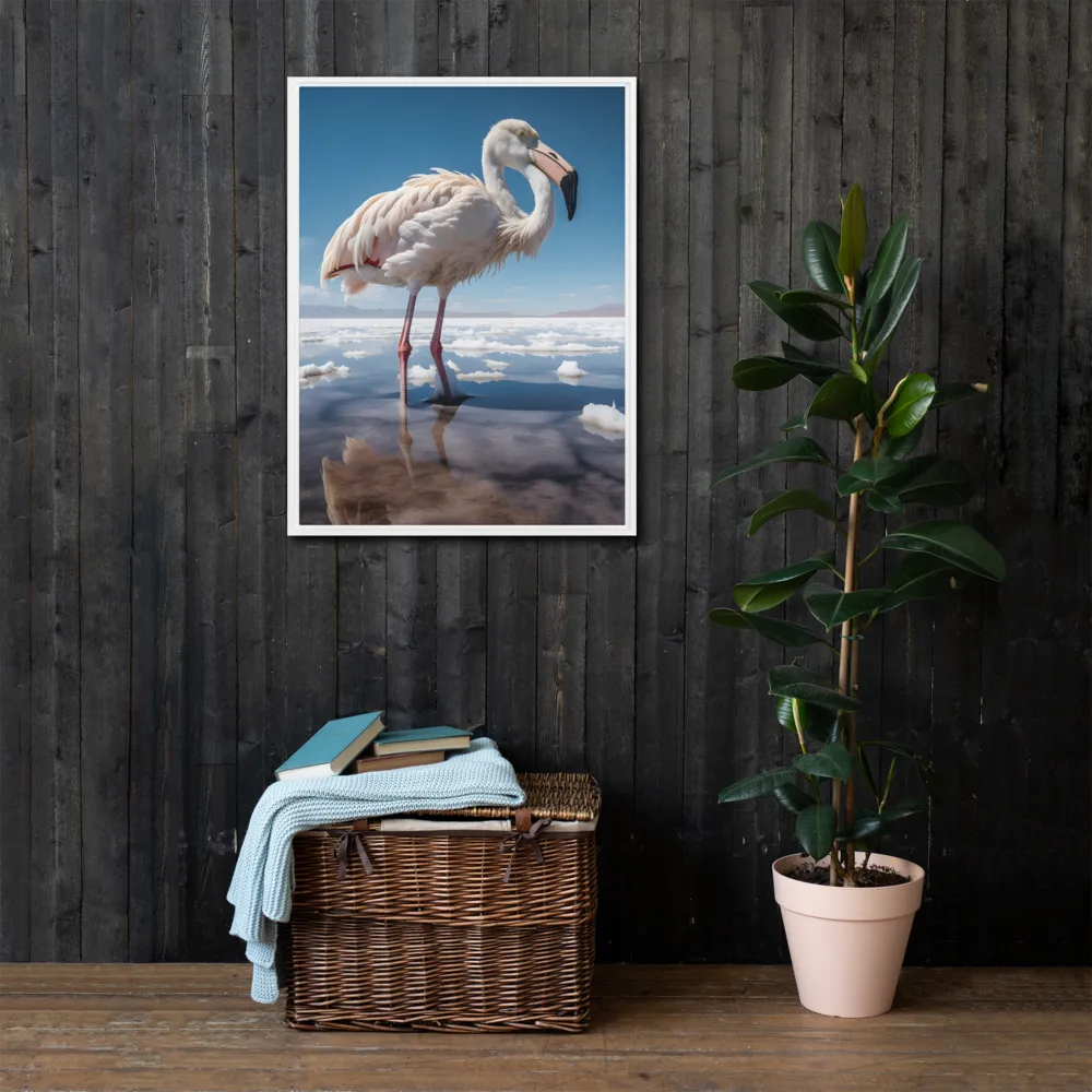Graceful Solitude of a Flamingo