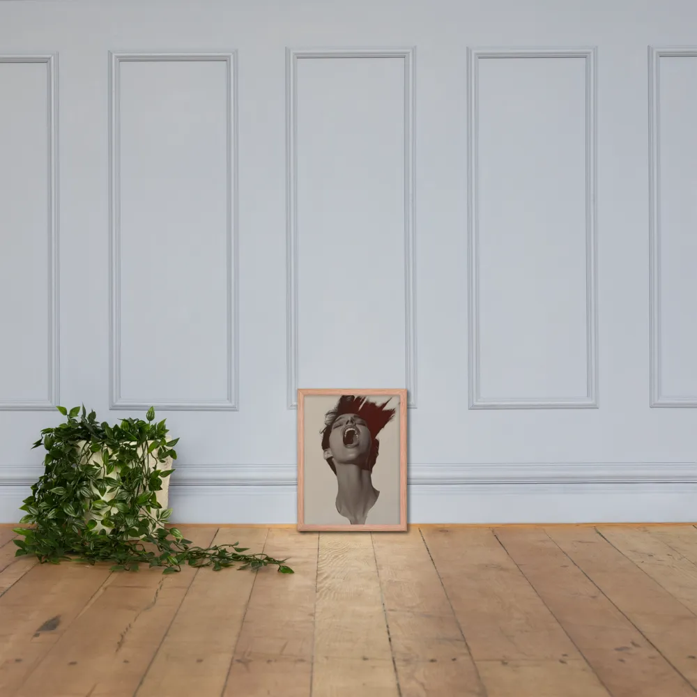 Echoes of Emotion | Poster with Red oak Frame | 12″×16″