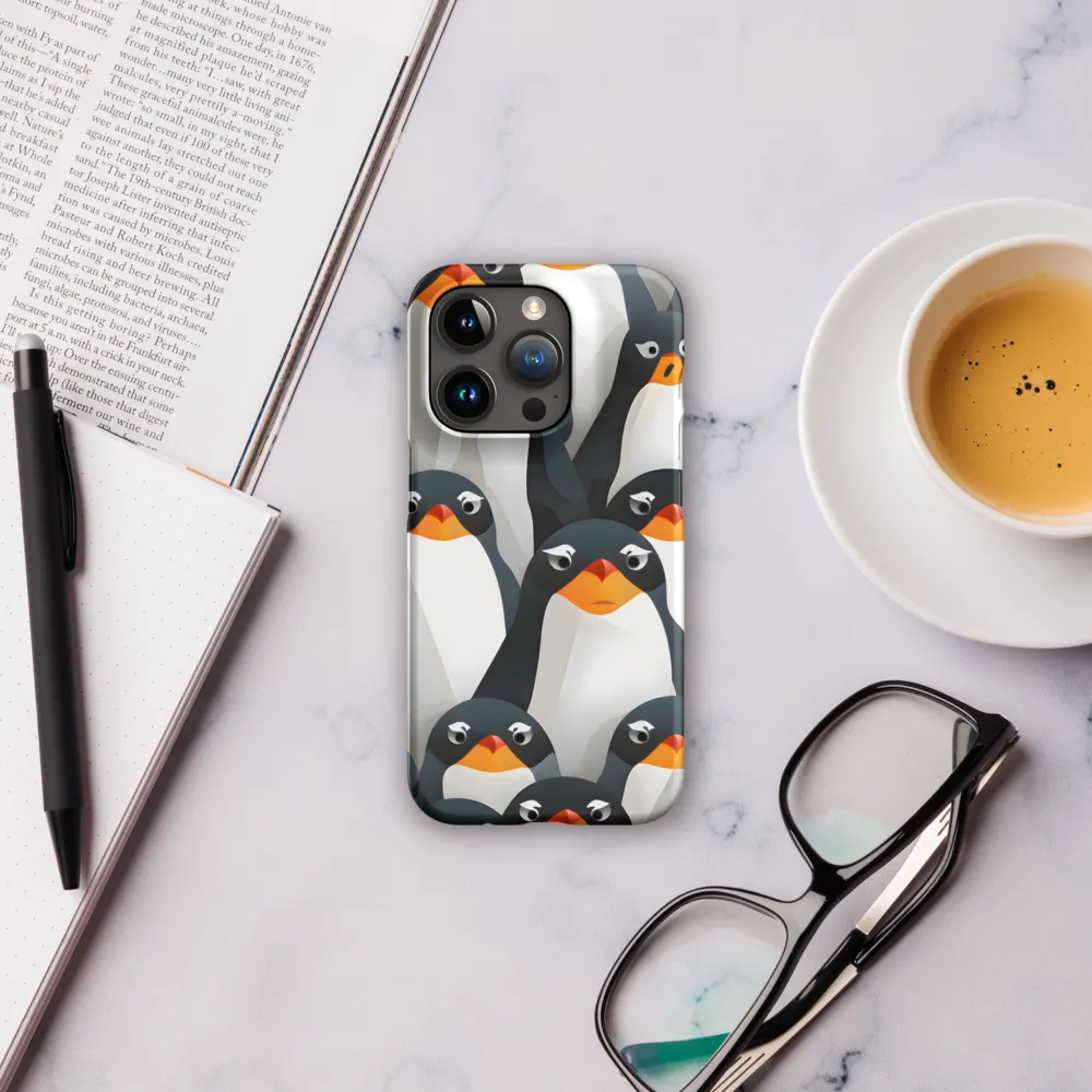 Penguin Parade | Phone Case |  15 Pro | Snap Case | Matte