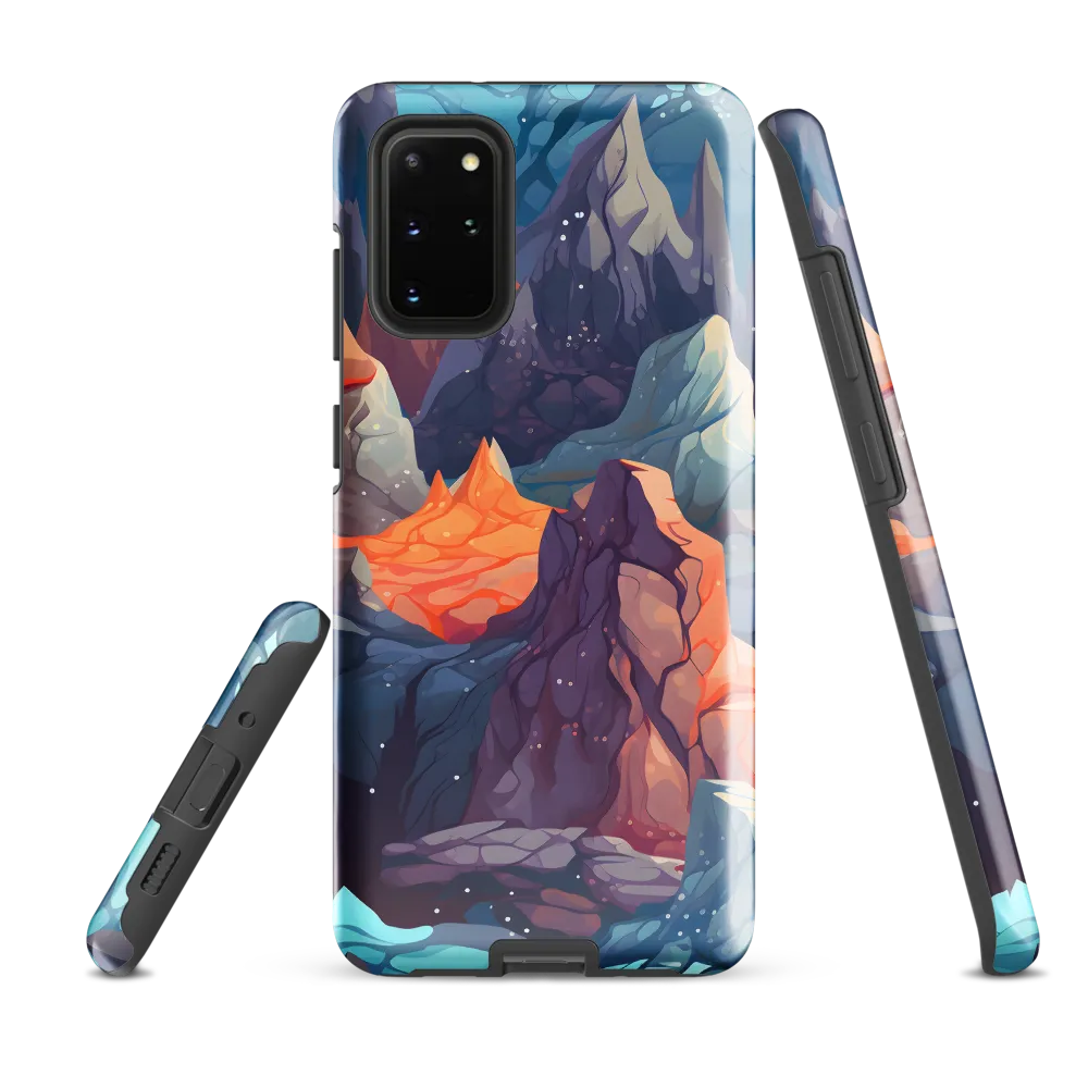 Mystical Peaks of Imagination | Phone Case |  S20 Plus | Tough Case | Glossy