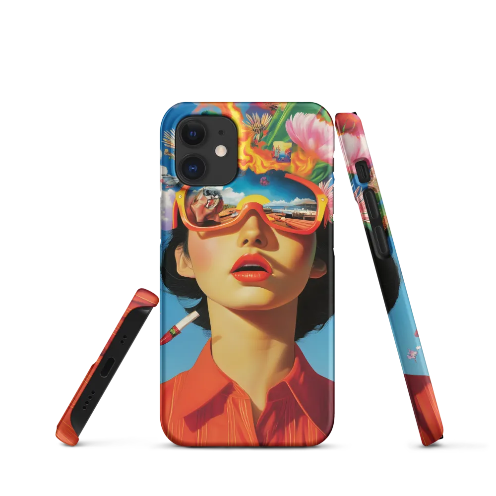 Reflections of Whimsy | Phone Case |  12 Mini | Snap Case | Matte