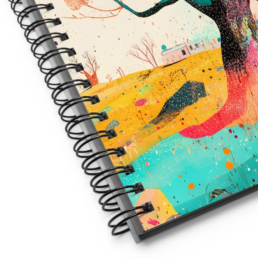 Whispers of a Colorful Tree | Spiral Notebook