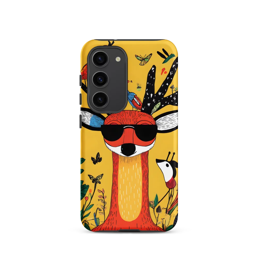 Playful Deer with Sunglasses