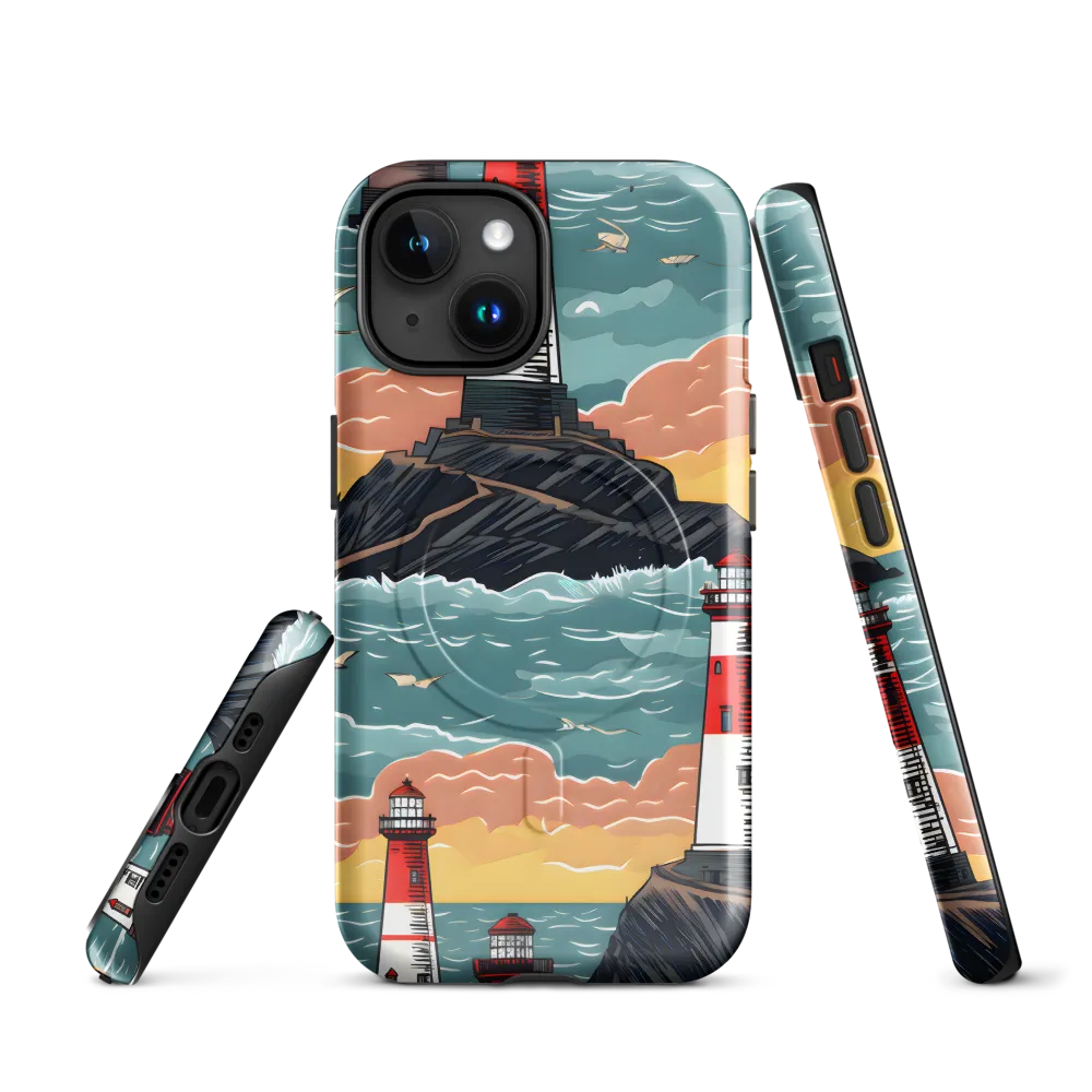Lighthouses in a Whimsical Ocean