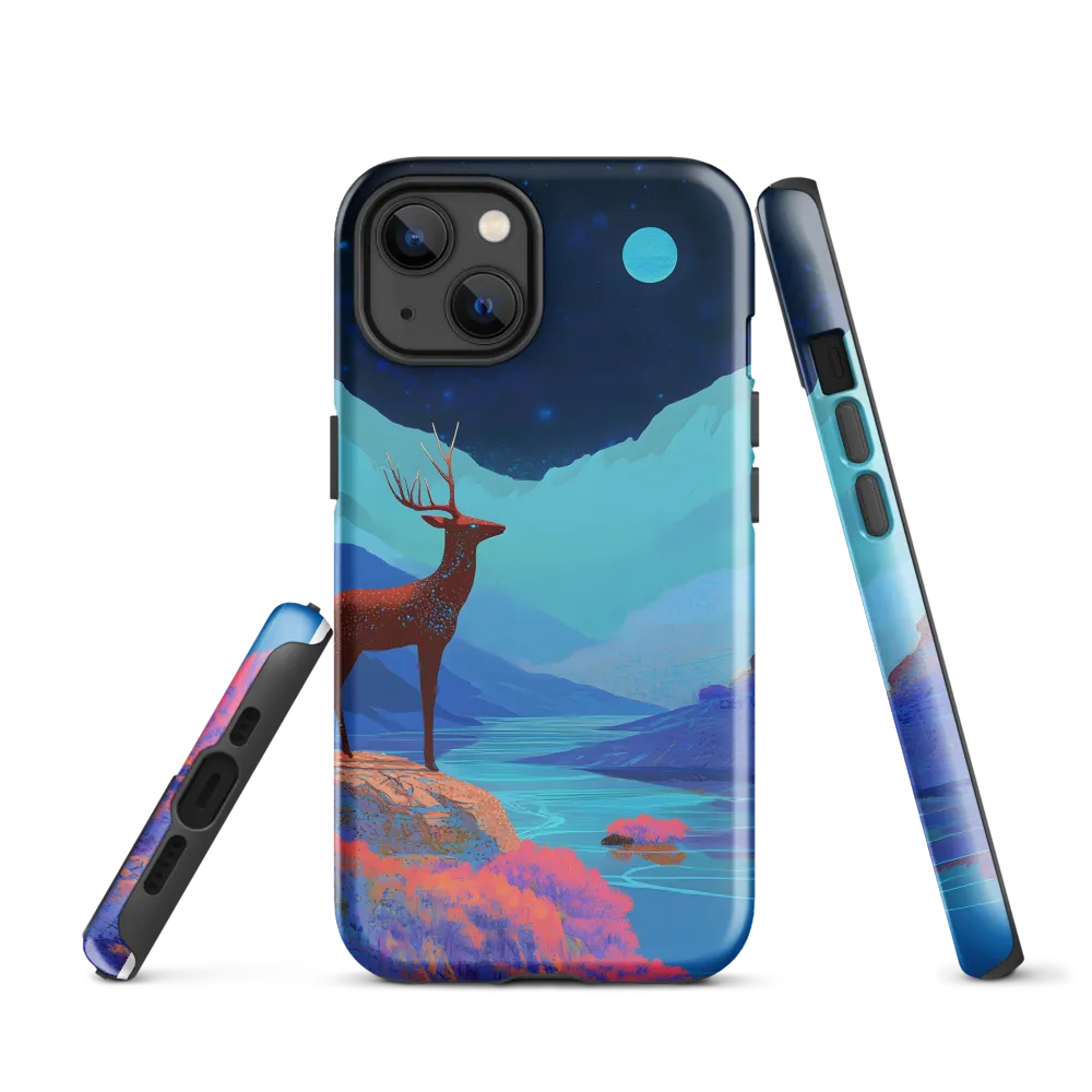Cosmic Serenity: The Starlit Stag