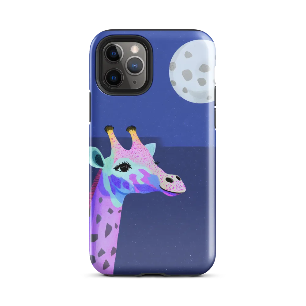 Whimsical Giraffe Under the Stars