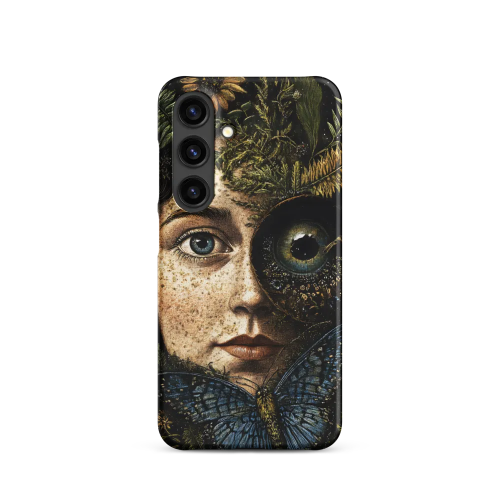 Nature's Embrace: A Surreal Portrait | Phone Case |  S24 | Snap Case | Matte