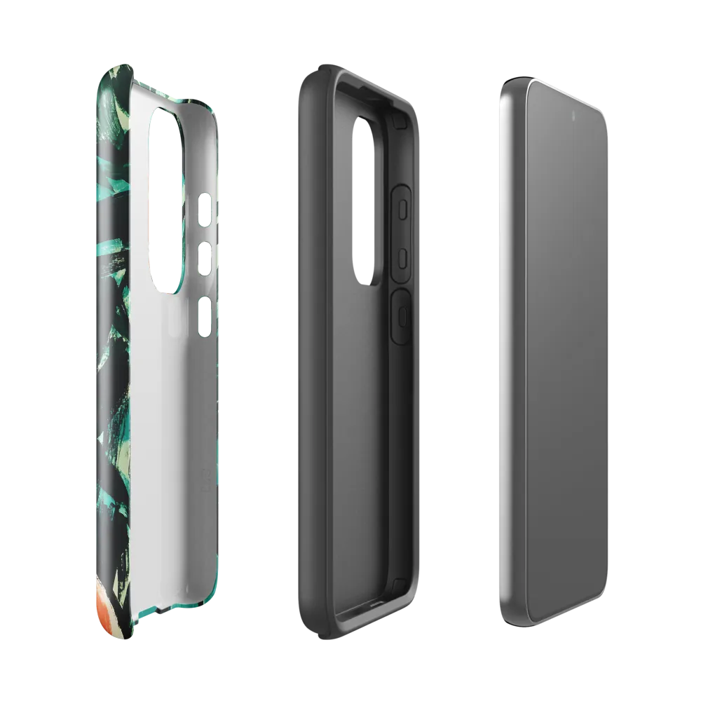 Curious Giraffe in Lush Greenery | Phone Case |  S23 | Tough Case | Glossy