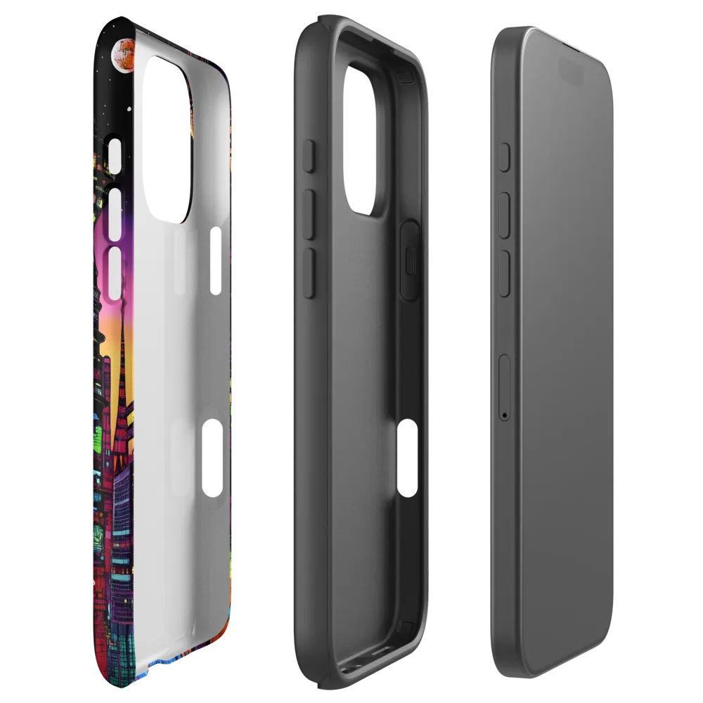 Futuristic Cityscape at Dusk | Phone Case |  16 Pro Max | Tough Case | Matte