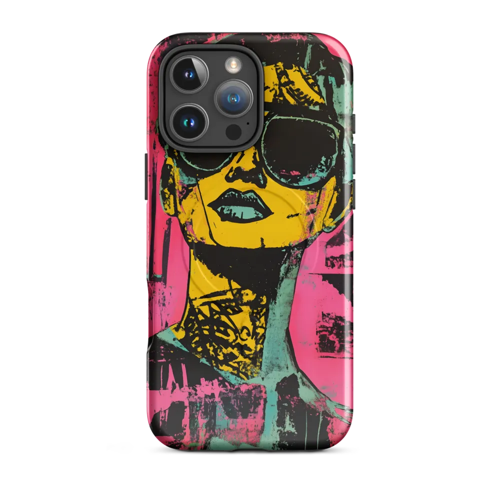 Confident Portrait in Neon Colors