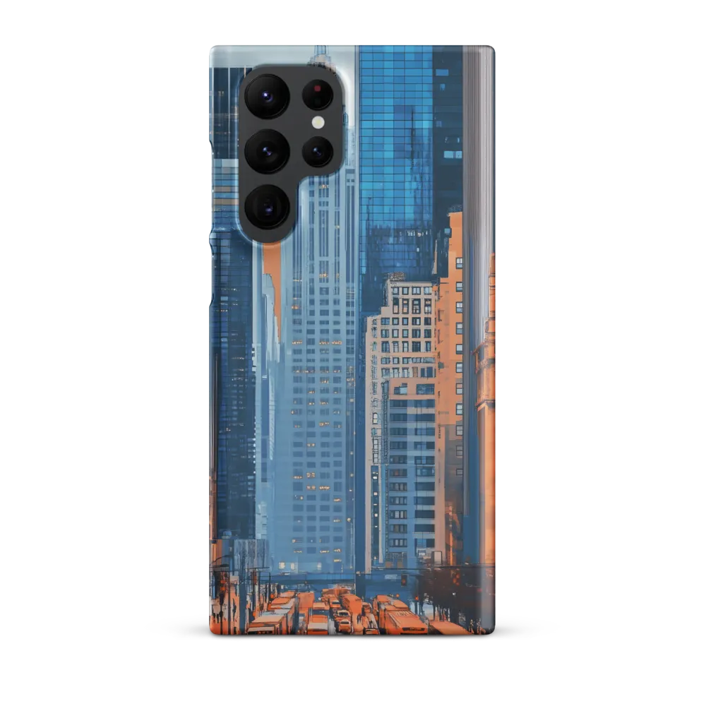 Urban Symphony in Blue and Orange