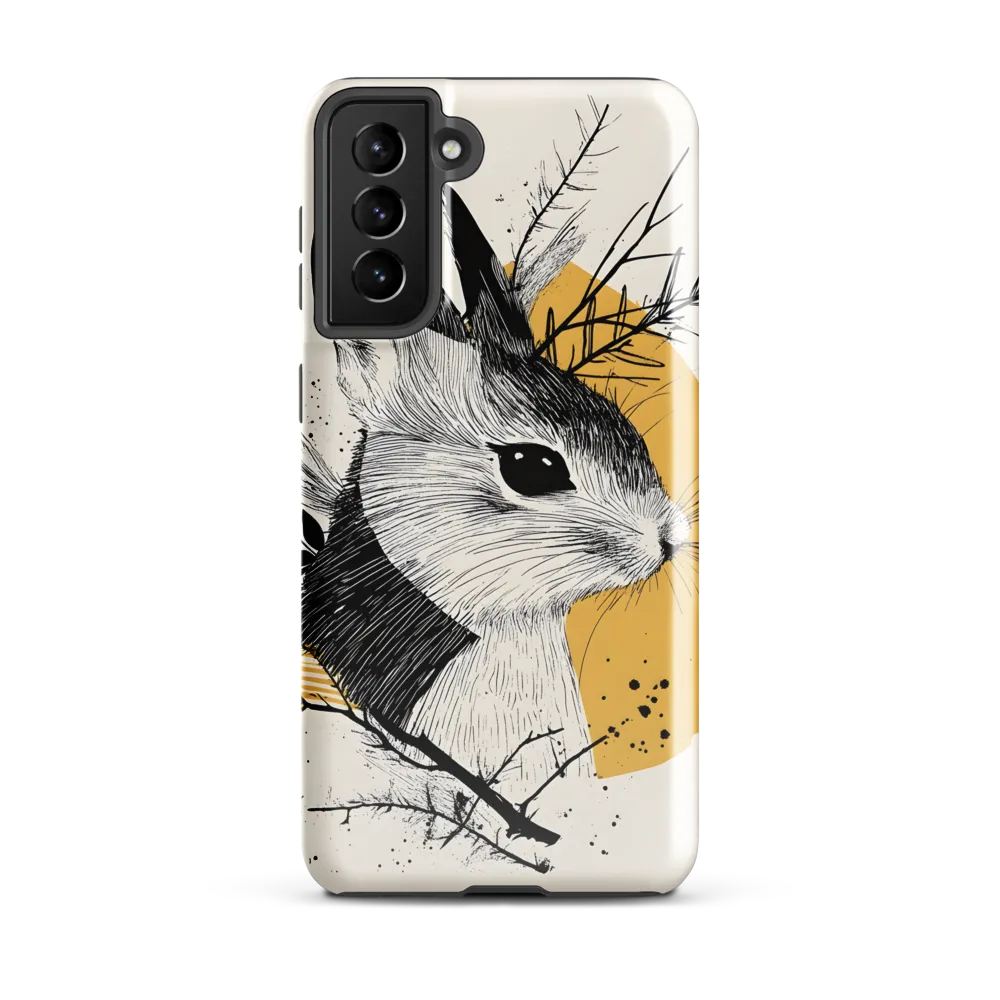 Ethereal Rabbit: A Study in Line Art
