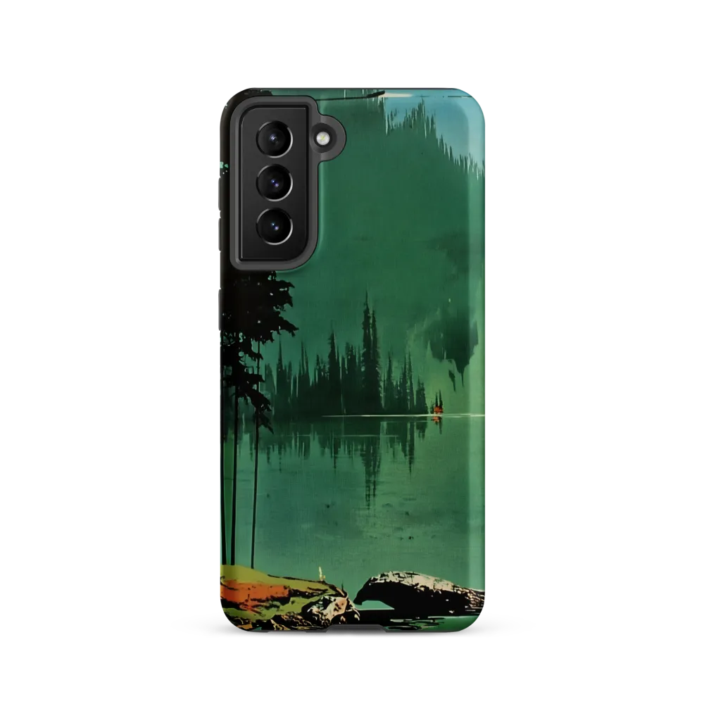 Serenity Reflected: A Tranquil Lake Scene