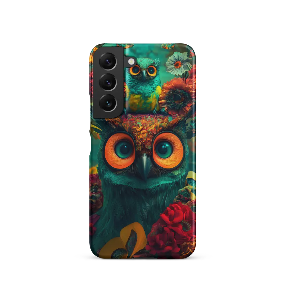 Majestic Harmony: The Floral Owl