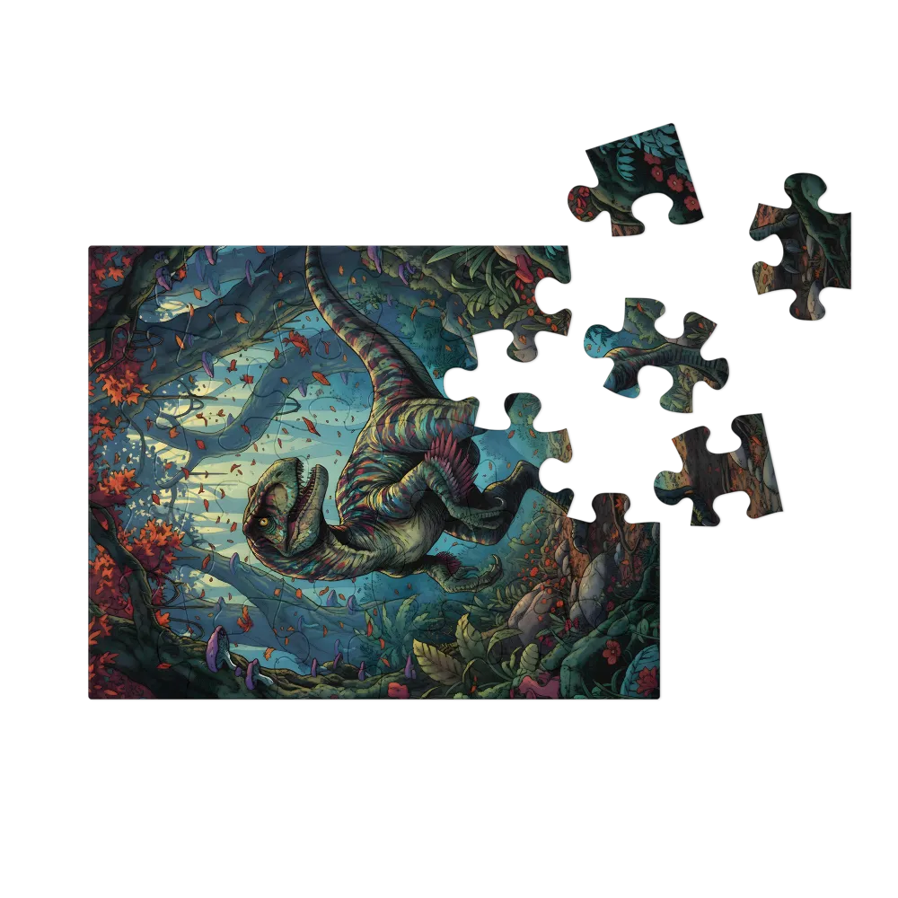Autumn Raptor 
 Jigsaw Puzzle in Tin Box