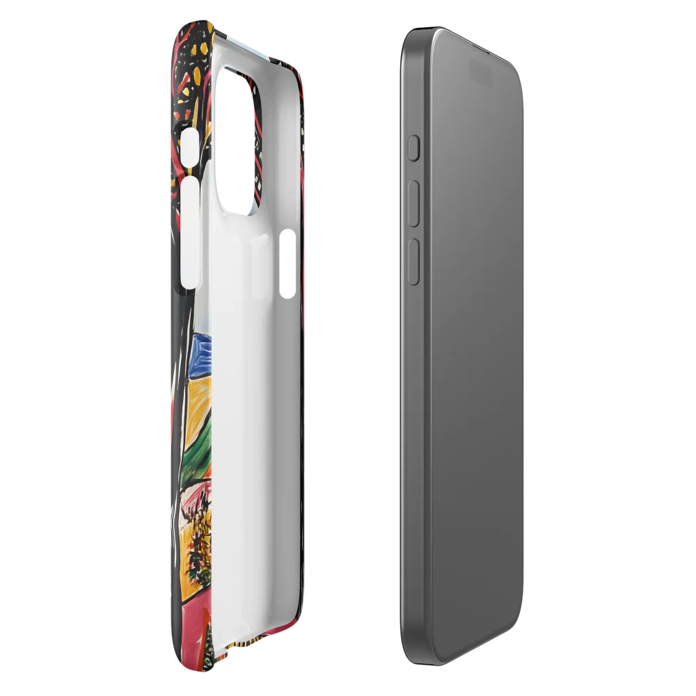 Vibrant Nature's Embrace | Phone Case |  15 Pro Max | Snap Case | Glossy