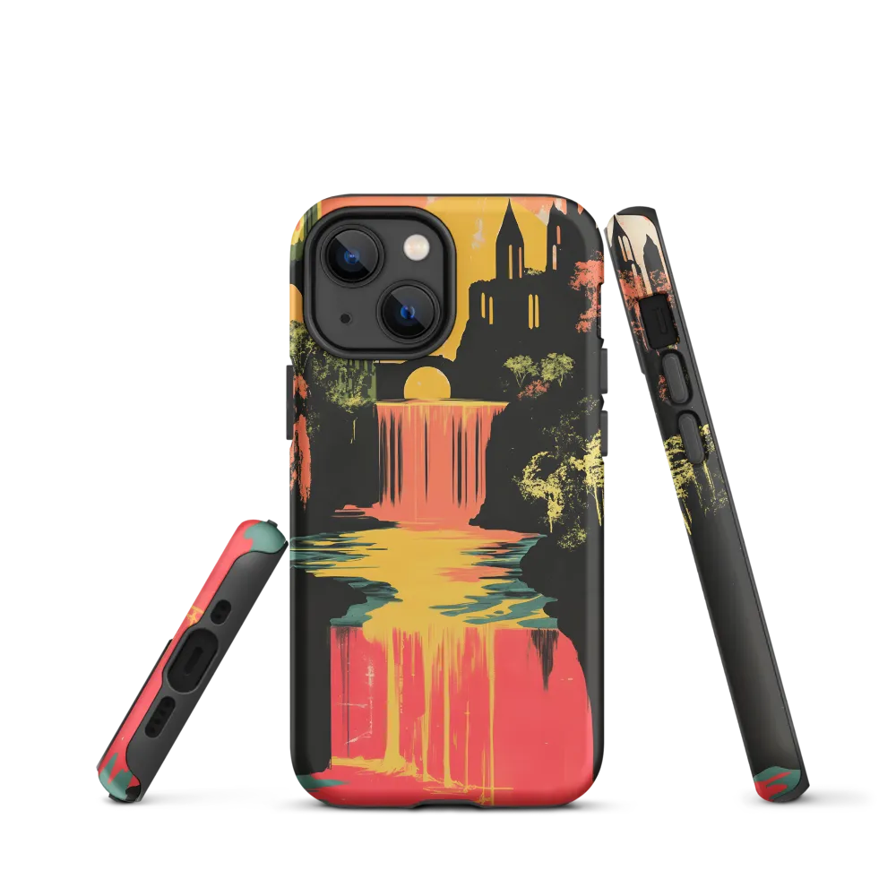 Elysian Echoes: A Surreal Reflections | Phone Case |  13 mini | Tough Case | Matte