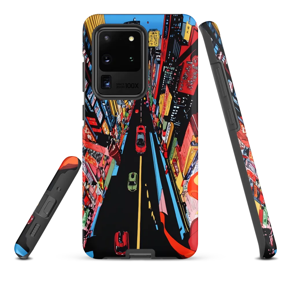Urban Symphony: A Bird's-Eye View of Life | Phone Case |  S20 Ultra | Tough Case | Matte
