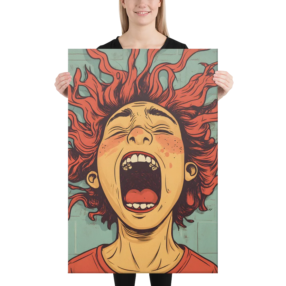 Fury Unleashed | Canvas | 24″×36″