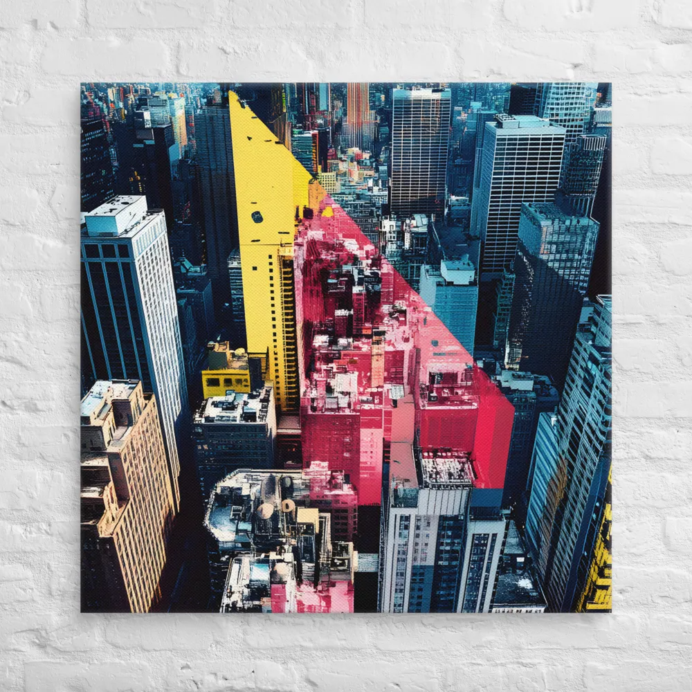 Dynamic Urban Symphony | Canvas | 36″×36″