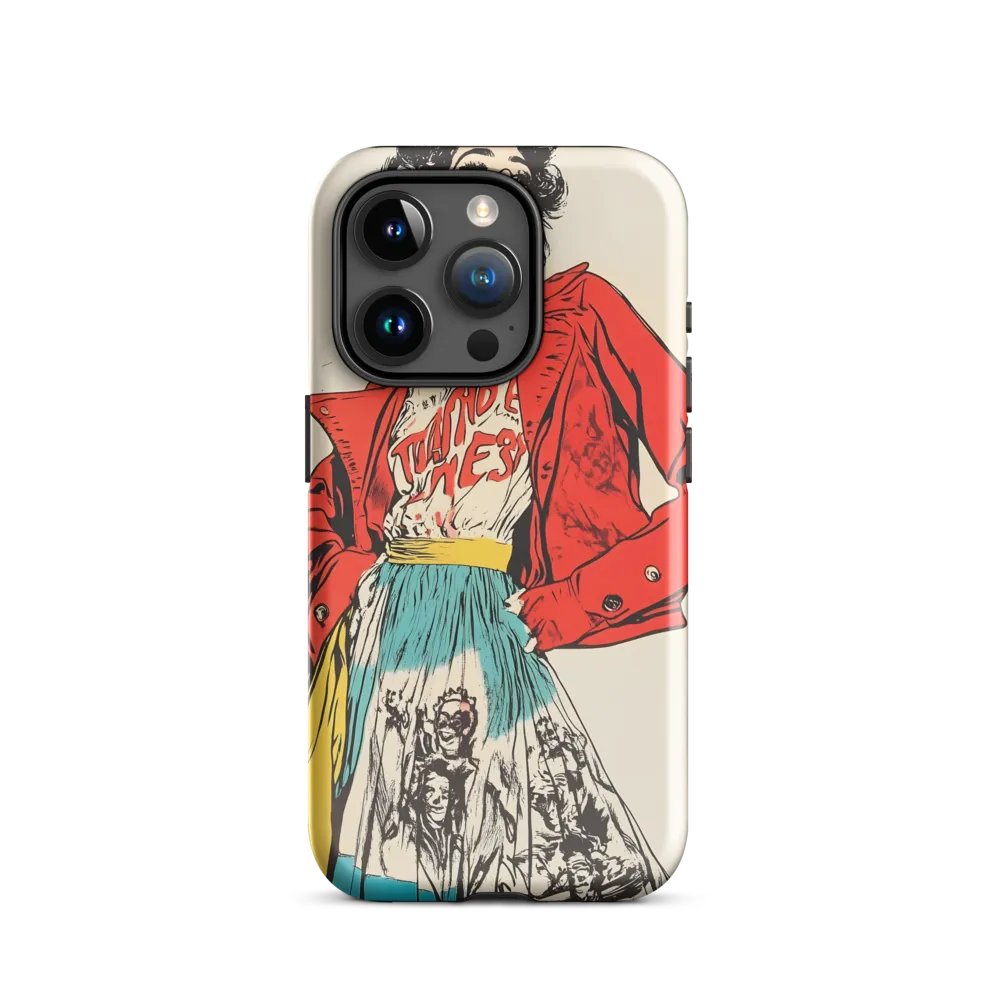 Vibrant Elegance: A Pop Art Fashion Statement