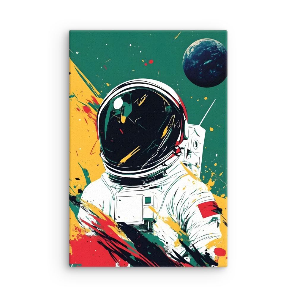 Galactic Explorer: A Modern Odyssey | Thin Canvas | 12″×18″