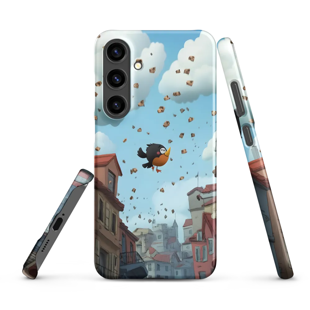 A Whimsical Flight Through Bread and Sky