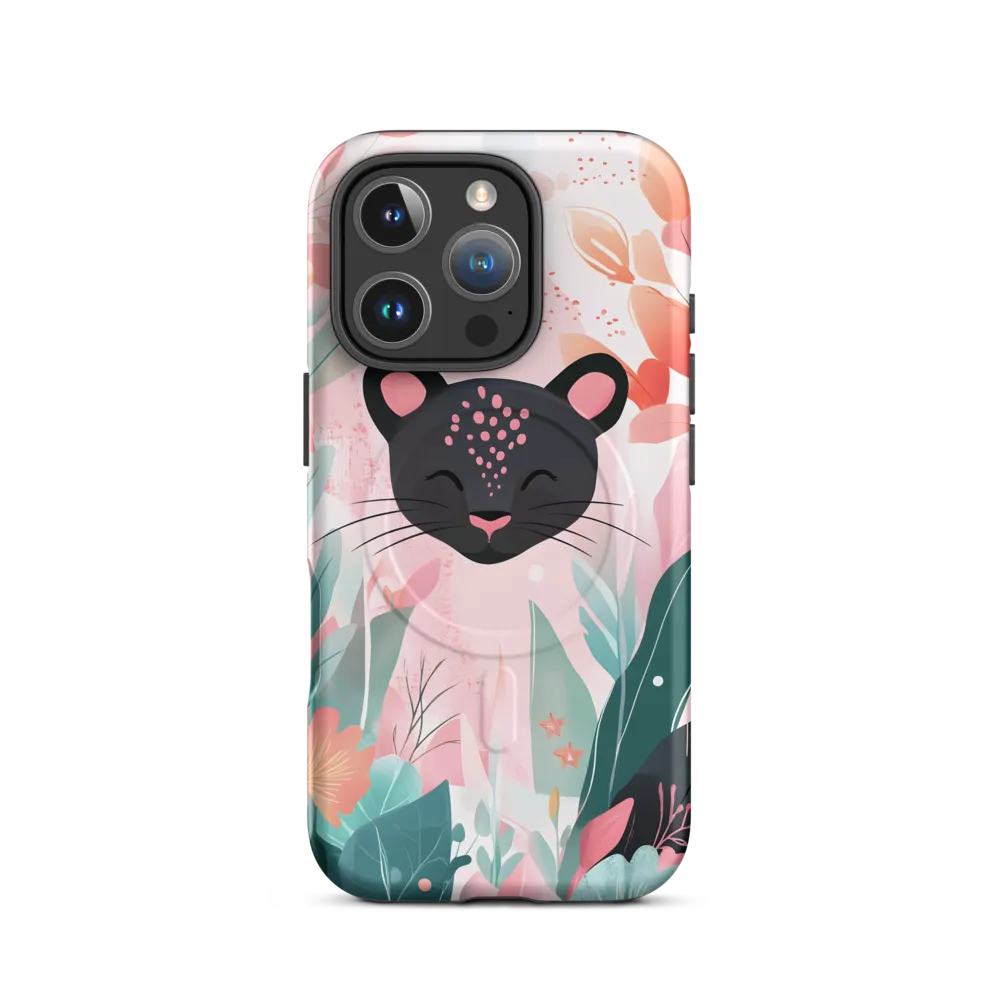 Whimsical Panther in Bloom