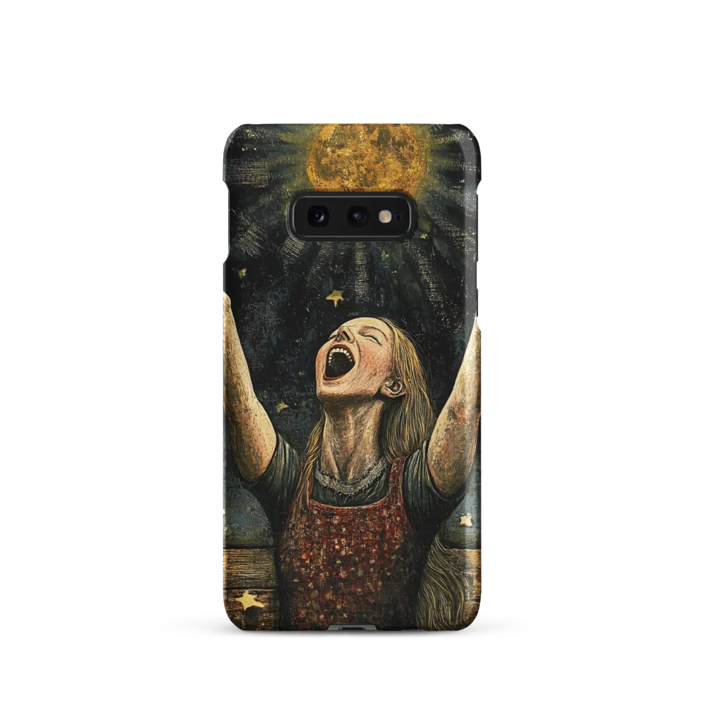 Reaching for the Moon | Phone Case |  S10e | Snap Case | Matte