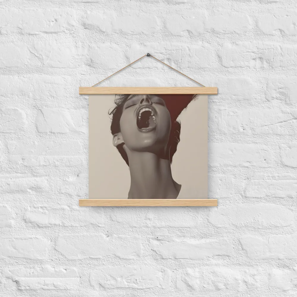 Echoes of Emotion | Poster With Oak Wood Hanger | 14″×14″