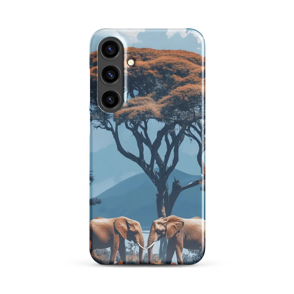 Elephants Amidst Serenity