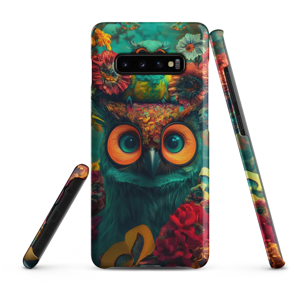 Majestic Harmony: The Floral Owl