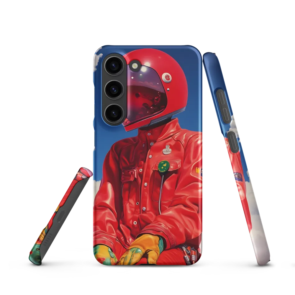 Astronaut in Crimson