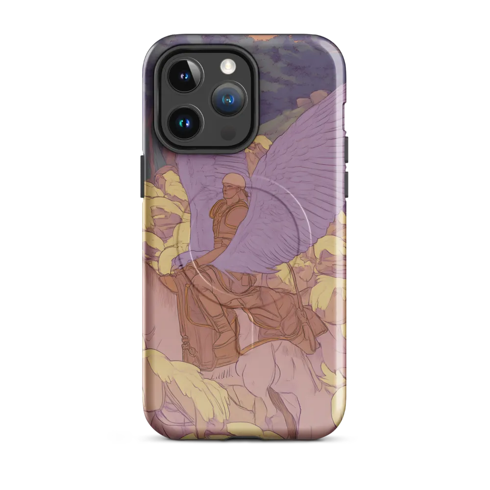The Winged Guardian | Phone Case |  14 Pro Max | MagSafe® Tough Case | Glossy