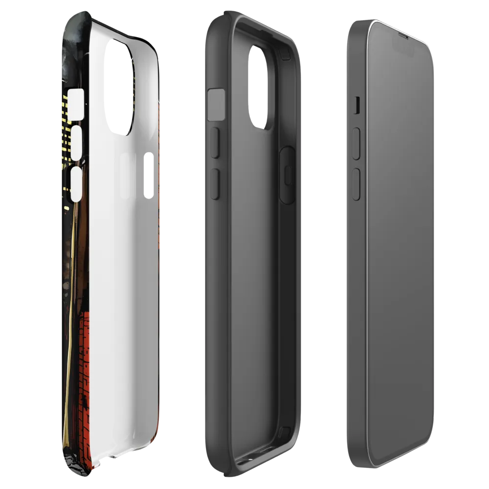 Nocturnal Cityscape: The Hidden Alley | Phone Case |  14 Plus | Tough Case | Matte
