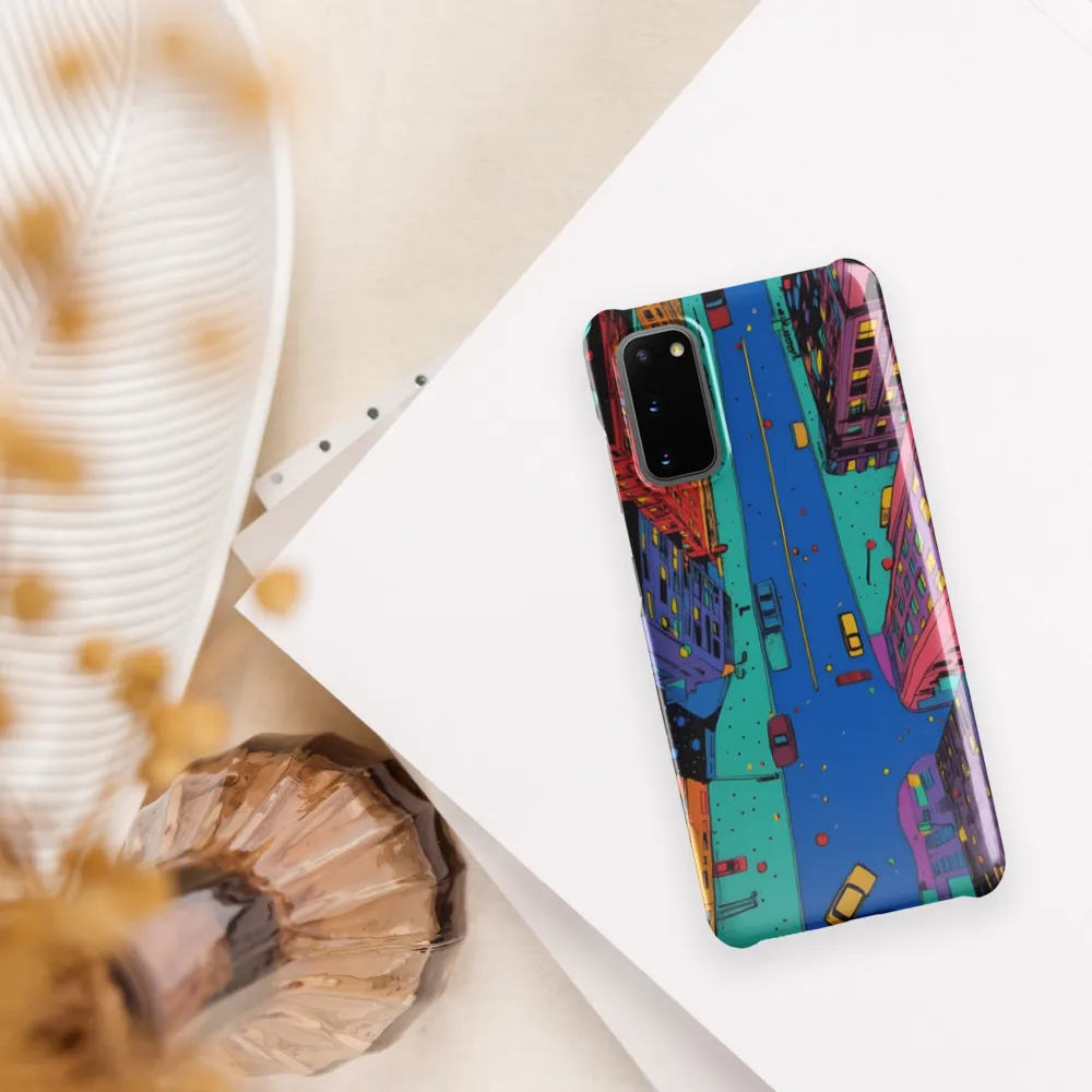 Aerial Dreamscape: The Pulse of Urban Life | Phone Case |  S20 | Snap Case | Glossy