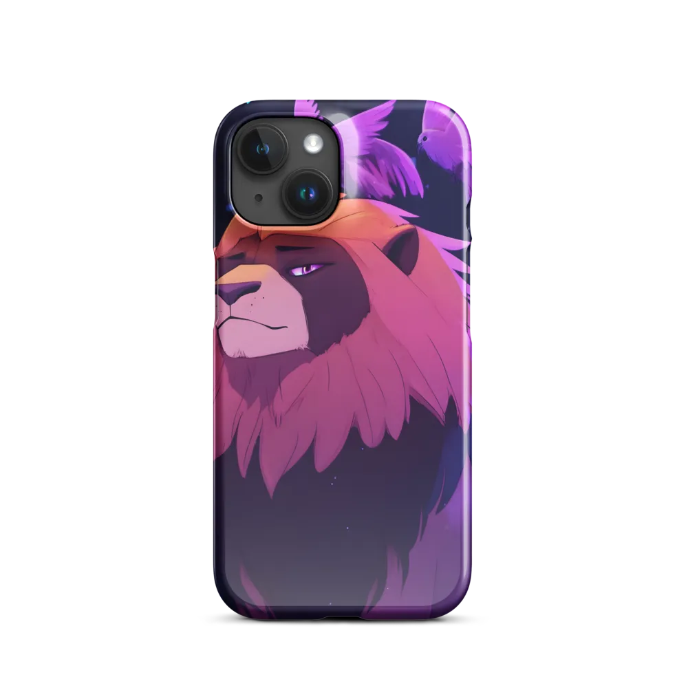 Regal Serenity: The Majestic Lion | Phone Case |  15 | Snap Case | Glossy