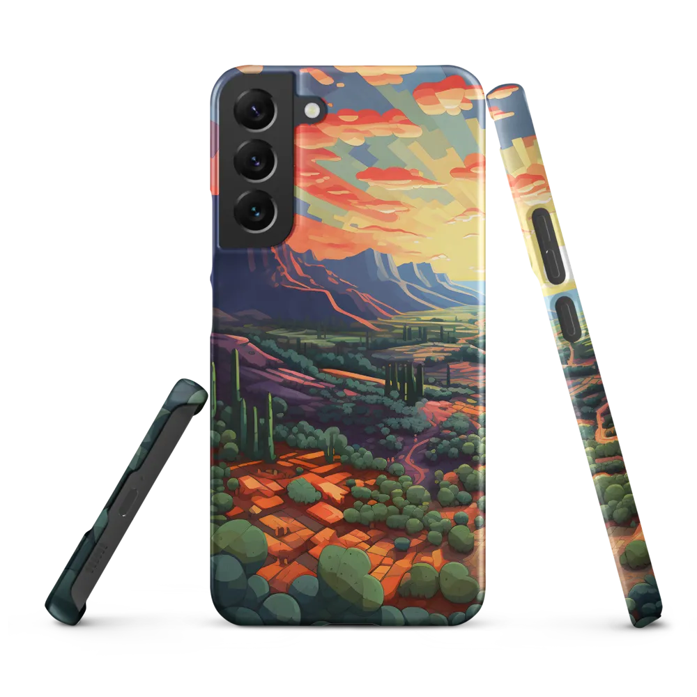 Desert Serenity at Dusk | Phone Case |  S22 Plus | Snap Case | Matte