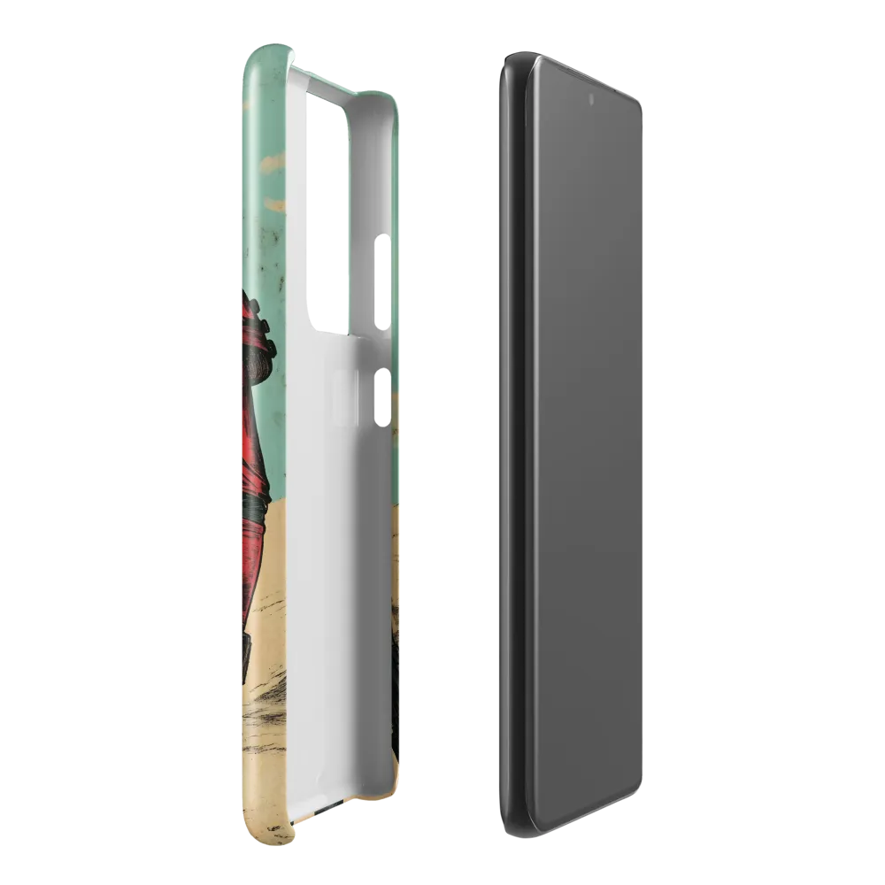 Futuristic Explorer: A Steampunk Adventure | Phone Case |  S21 Ultra | Snap Case | Glossy