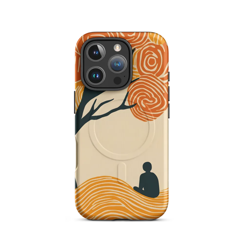 Silent Reflections under Swirling Leaves | Phone Case |  16 Pro | MagSafe® Tough Case | Matte